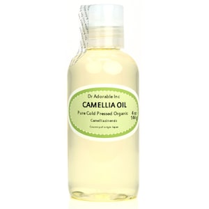 4 oz - Camellia Seed Oil - Pure Organic Cold Pressed Tea Tree seed oil