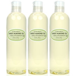 36 oz - Sweet Almond Oil - Organic 100% Pure Cold Pressed