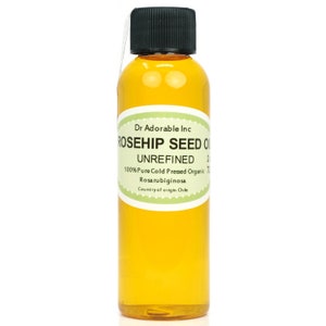2 oz - Rosehip Oil UNREFINED - 100% Pure & Organic Cold Pressed