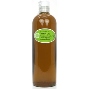 16 oz - NEEM OIL UNREFINED - 100% Pure Cold Pressed Organic Natural
