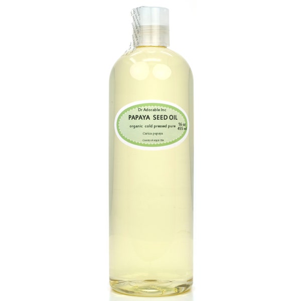 16 oz - Premium Papaya Seed Oil - Organic Natural Hair Care Hair Treatment Cold Pressed
