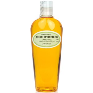 8 oz - Rosehip Oil UNREFINED - 100% Pure & Organic Cold Pressed