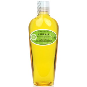8 oz - Karanja Seed Oil - Cold Pressed UNREFINED Pure Natural Fresh