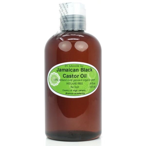 8 oz - Pure Jamaican Black Castor Oil - Super Potent Strengthen Grow & Restore Hair Care Organic