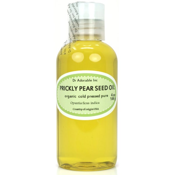 4 oz - Premium Prickly Pear Seed Oil - 100% Pure & Organic Cold Pressed