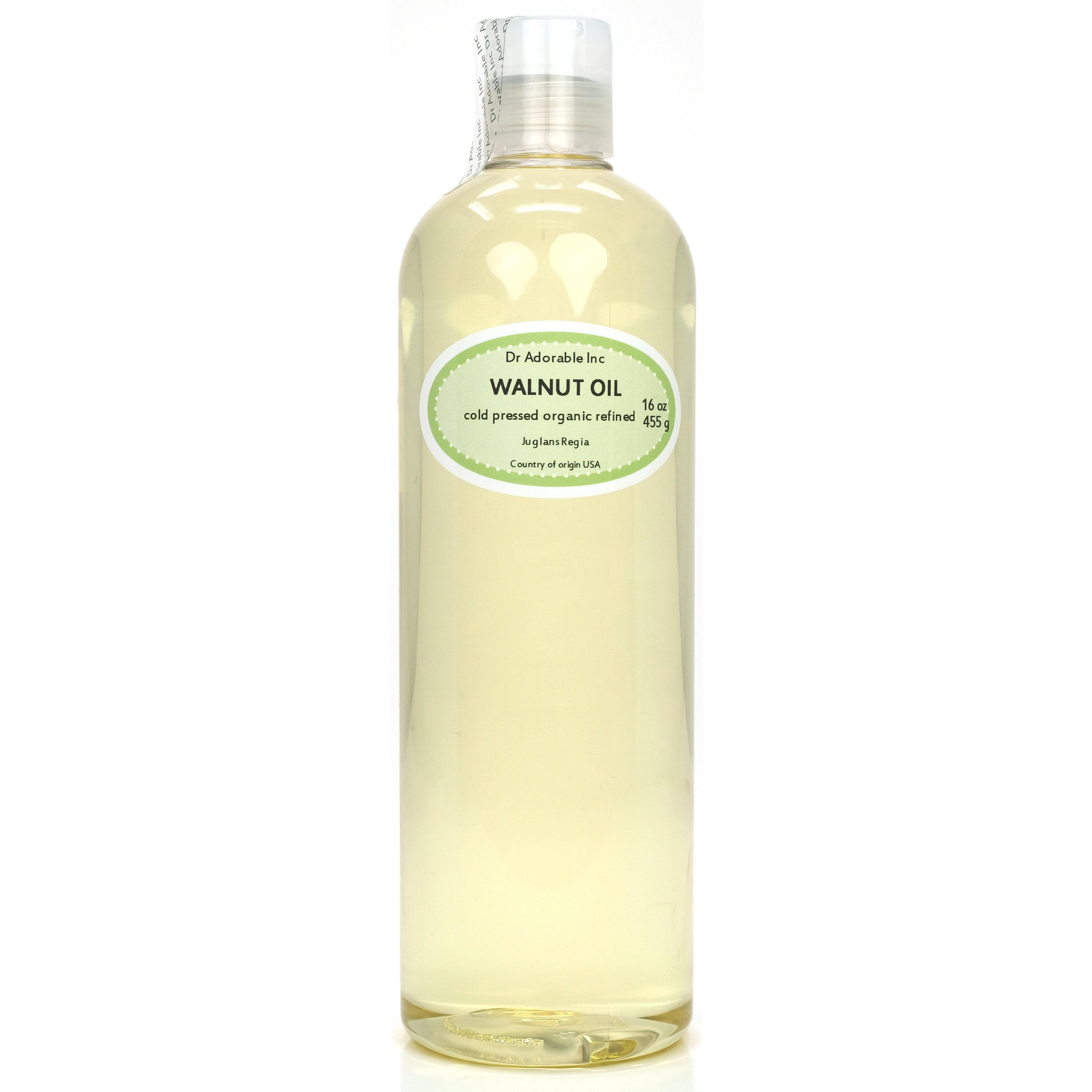 12 fl.oz Premium Organic Walnut Oil 100% Pure Cold Pressed Health Hair Skin Care Anti-Aging Massage