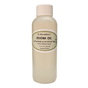 4 oz - Jojoba Oil CLEAR REFINED - 100% Pure Cold Pressed Organic
