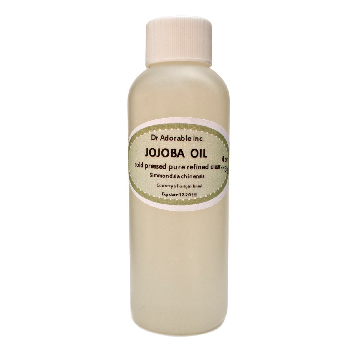 4 Oz Jojoba Oil Clear 100 Pure Refined Cold Pressed Organic Etsy