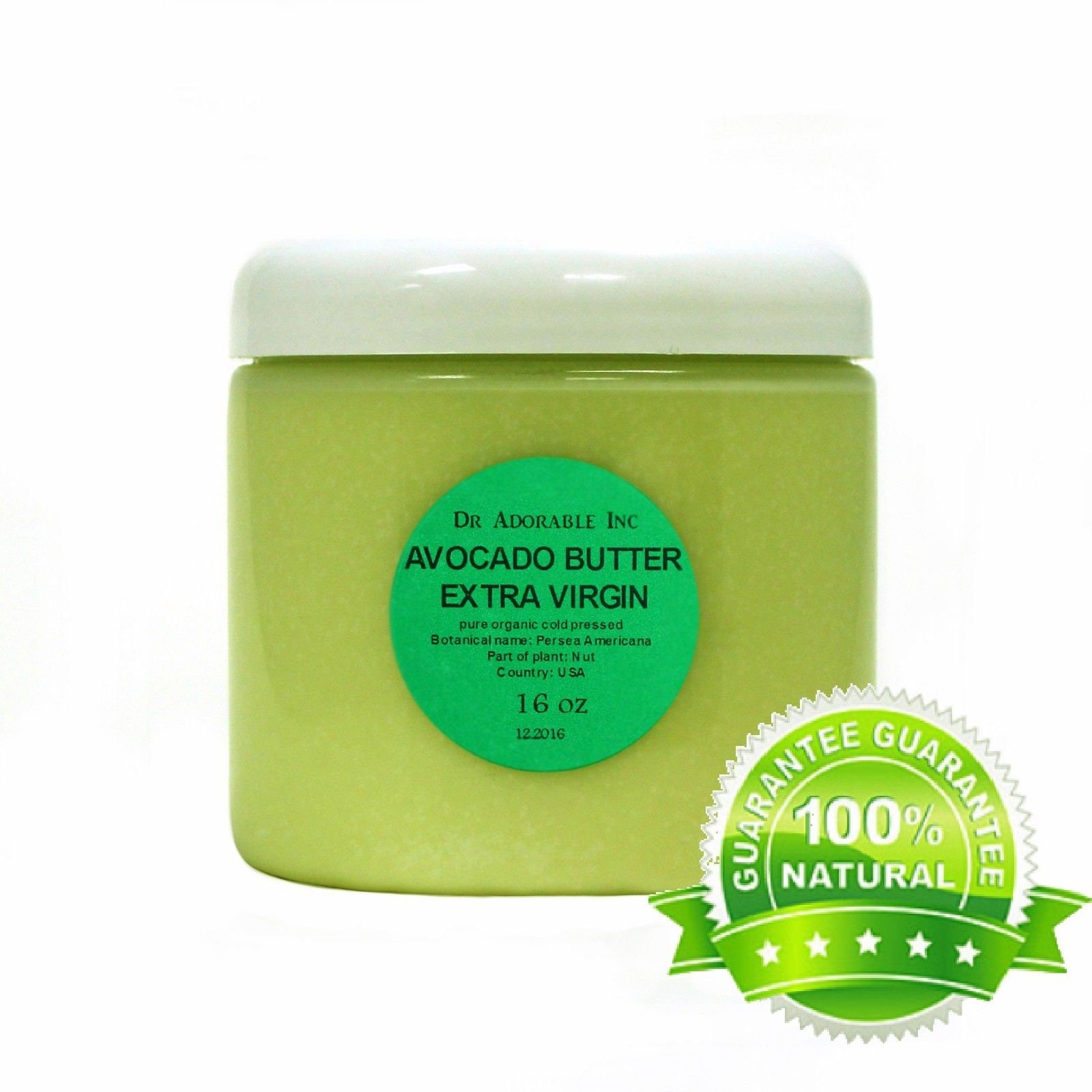 Premium Unrefined Avocado Butter Extra Virgin 100% Natural Pure Organic Fresh 