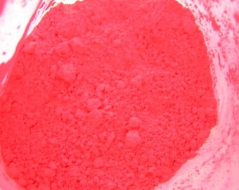 1 Oz Neon Red Pigment Mica Great for Soaps