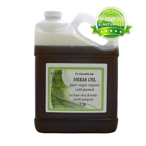 7 Lb Pure Organic Neem Oil Cold Pressed Unrefined Virgin Etsy