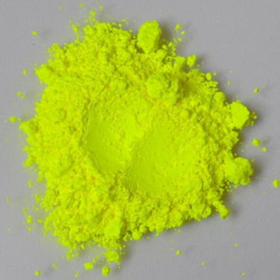 1 Oz Neon Yellow Pigment Mica Great for Soaps