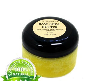 4 oz - Raw UNREFINED Shea Butter From Ghana