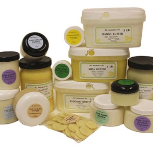 8 Oz Premium Lavender Butter Fresh Organic Skin Body Hair Health Care Multi-Purpose