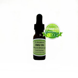 0.6 oz - Emu CREAMY Oil - 100% Pure Organic Fresh From Australia
