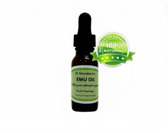 0.6 oz - Emu CREAMY Oil - 100% Pure Organic Fresh From Australia