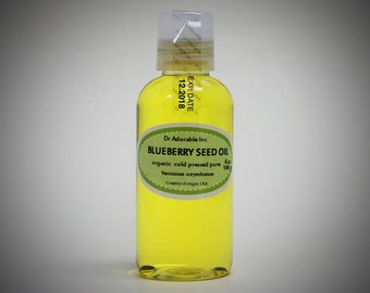 4 oz - Blueberry Seed Oil - 100% Pure & Organic Cold Pressed