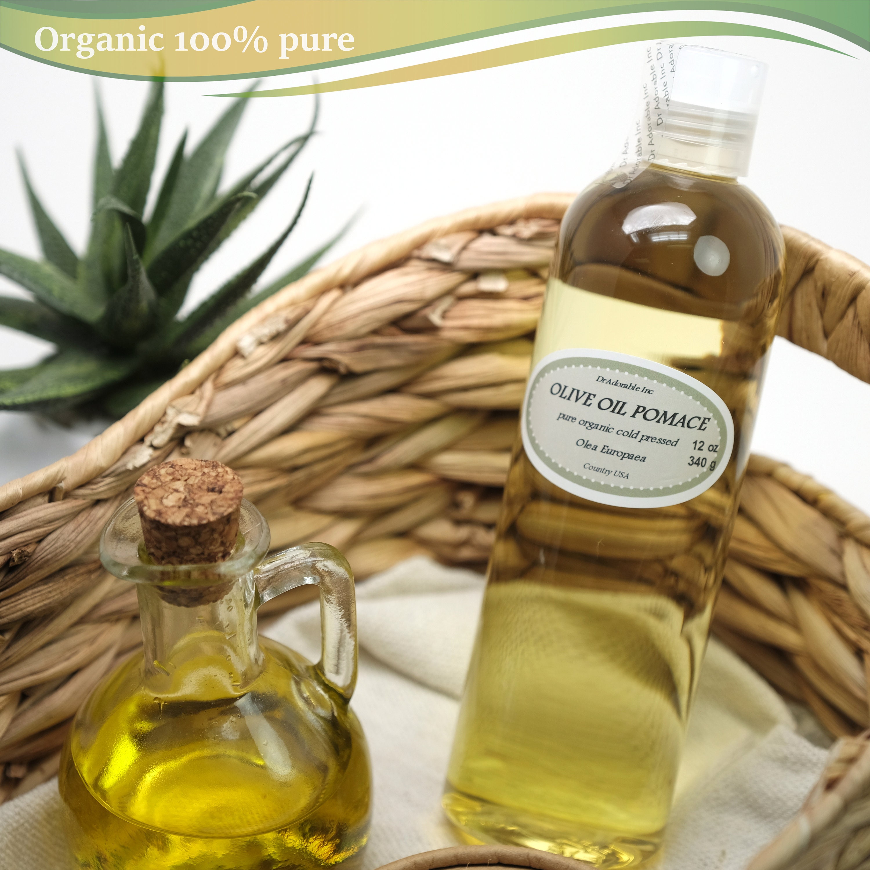 12 Oz - Olive Oil Pomace - Organic & Pure Cold Pressed Fresh