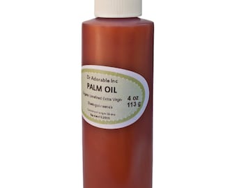 4 oz - Red Palm Extra Virgin Oil - Pure Organic