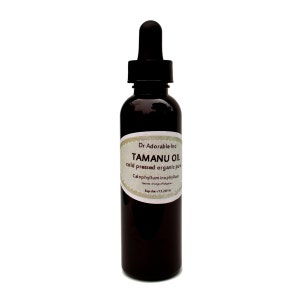 Tamanu Oil 100% Pure & Organic Cold Pressed 2.2 oz with glass dropper