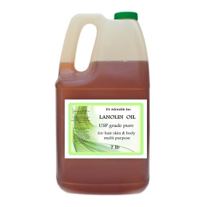 7 Lb Lanolin Oil 100% Pure Gallon Organic