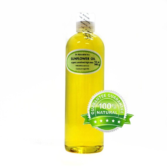 16 OZ Aceite de girasol sin refinar 100% puro orgánico - Etsy México