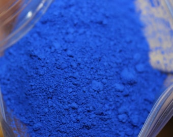 1 Oz Ultramarine Blue Mica Pigment Great for Cosmetic Soaps Bath Bomb Lotions Shower gels Bath Salts and many more