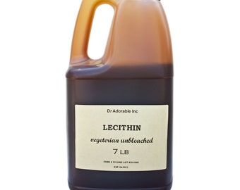 7 LB Lecithin Vegeterian Unbleached Fluid Liquid