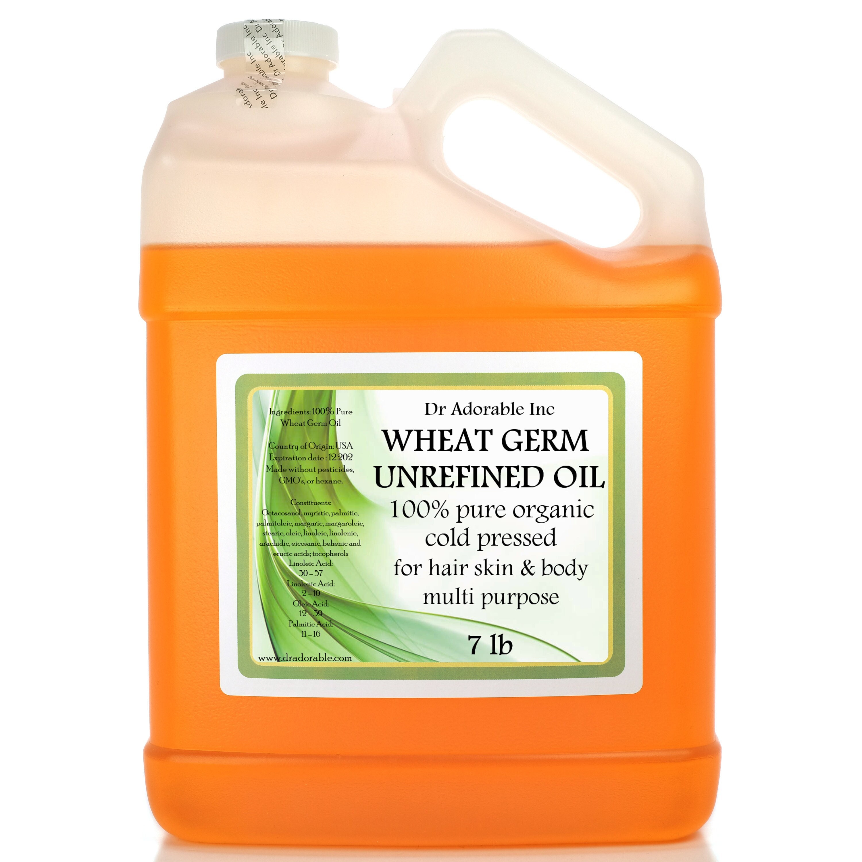 100% Pure Wheat Germ Oil – 30ml, Cold Pressed, Unrefined, Organic, Rich In Vitamin E 8 thumbnail image