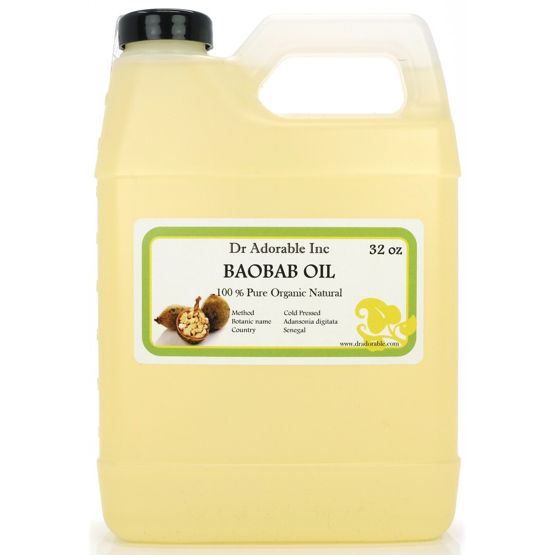 32 Oz - Baobab Oil - 100% Pure & Organic Cold Pressed - Etsy