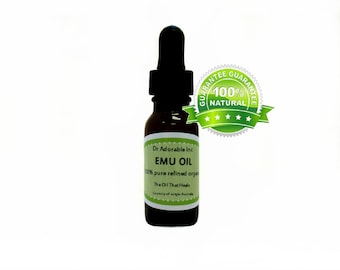 0.6 oz - Emu Oil - 100% Pure Organic Fresh From Australia