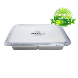 May include: A white shea butter container with a clear lid. The label reads "Dr. Adorable Inc. Organic, Glycerine Shea Butter". A green 100% natural guarantee seal is in the background.