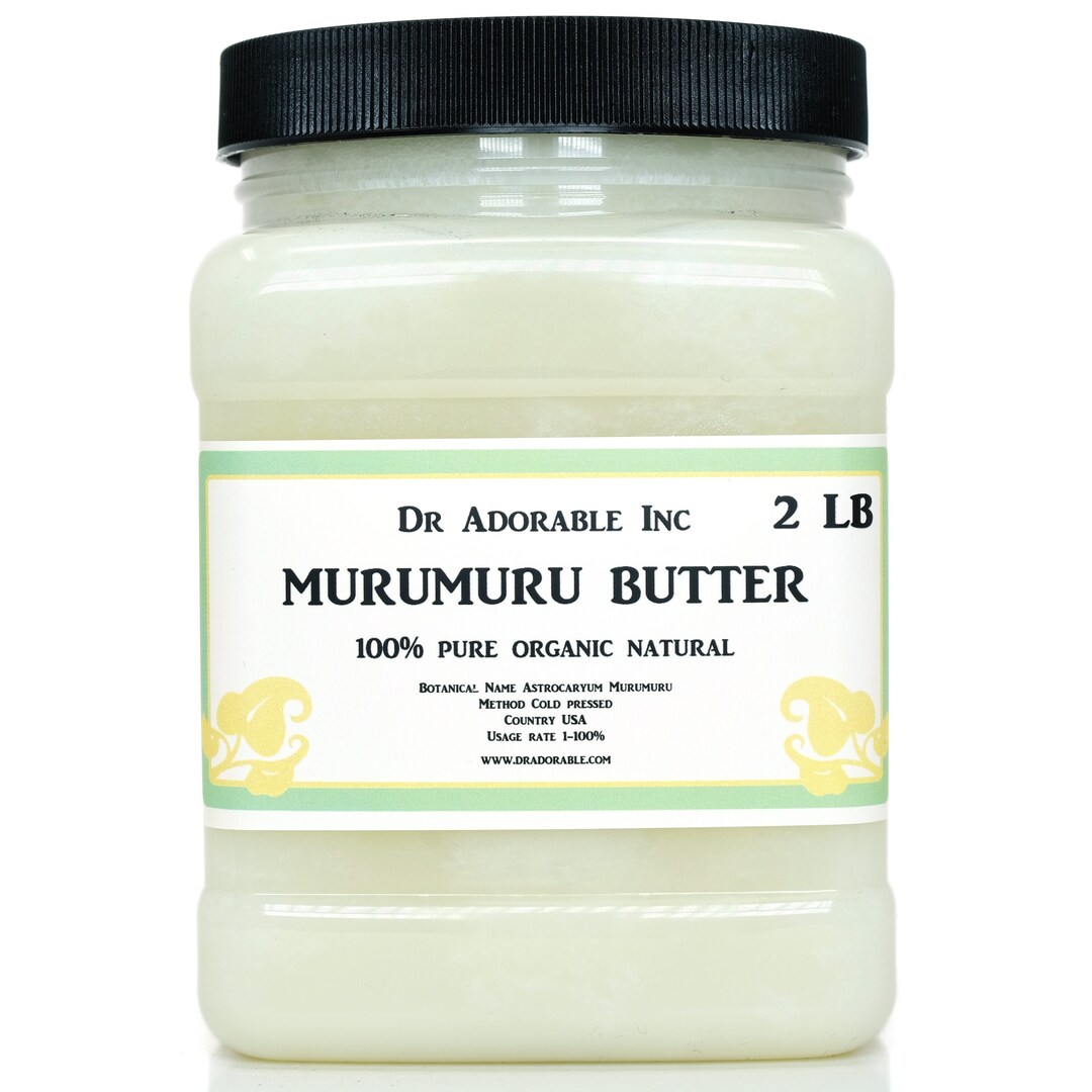 Butru Butter 2 Lb - Murumuru Butter - 100% Pure Natural Organic for Skin & Hair - Etsy