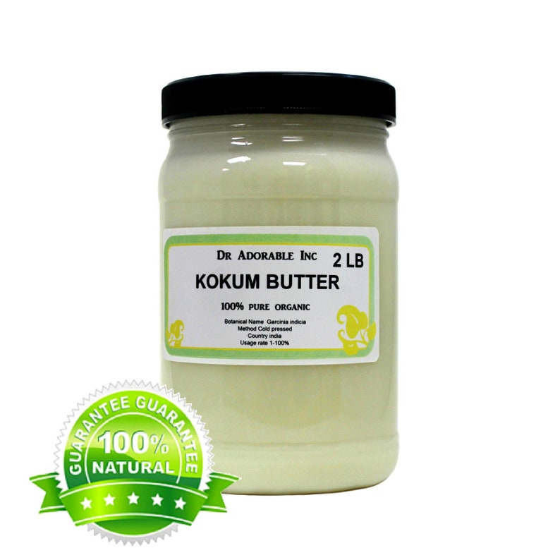 2 Lb Pure Organic Kokum Butter Fresh Cold Pressed Etsy