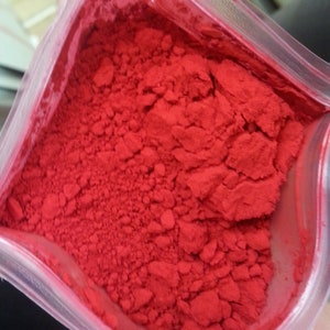 1 Oz True Red Pigment Mica Great for Cosmetic Soaps Bath Bomb Lotions Shower gels Bath Salts and many more