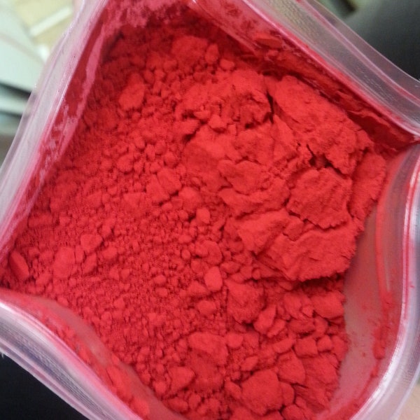 1 oz de mica pigmenté rouge véritable Idéal pour les savons cosmétiques Lotions bombes pour le bain Gels douche Sels de bain et bien d'autres