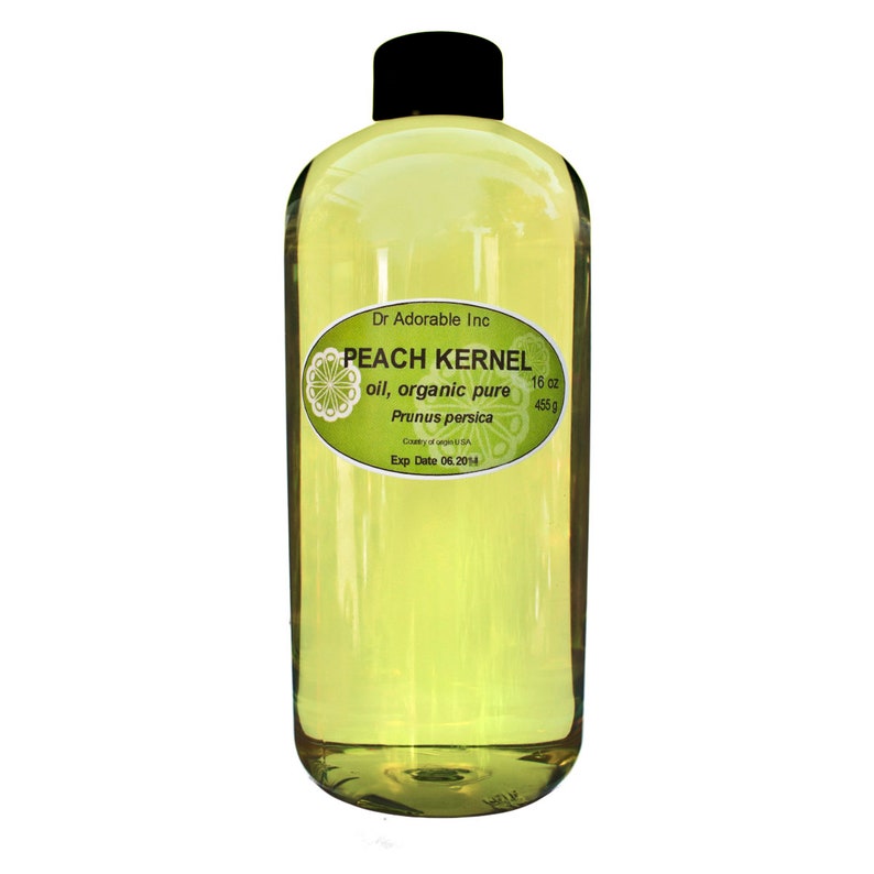 16 OZ Peach Kernel Oil 100 Pure Organic Cold Pressed Hair Etsy