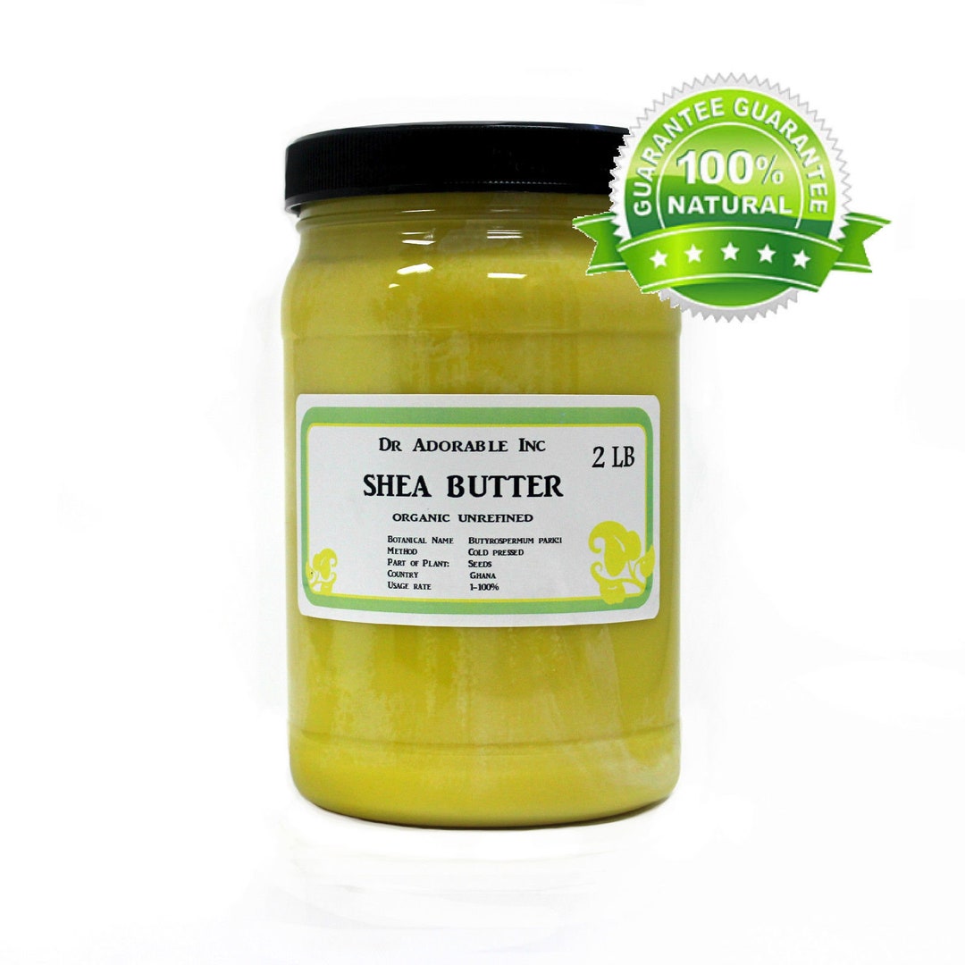 2 lb - Raw UNREFINED Shea Butter From Ghana Organic
