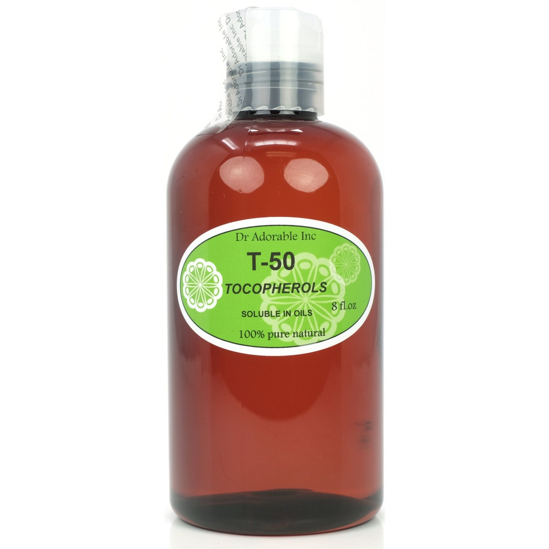 8 oz - Tocopherols Natural T-50 Vitamin E SOLUBLE in OIL Anti Aging