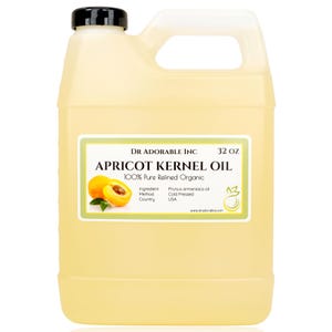 32 oz - Apricot Kernel Oil - 100% Pure Organic Cold Pressed