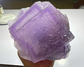 Fluorite large interconnected cubes with phantoms from Pakistan. 4400 grams & 165x150x110 mm