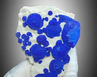 Azurite cluster with Kaoline matrix 105x68x39 mm & 225 g
