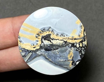 Maligano Jasper Cabochon; Landscape Picture Stone; Handmade Gemstone Indonesia