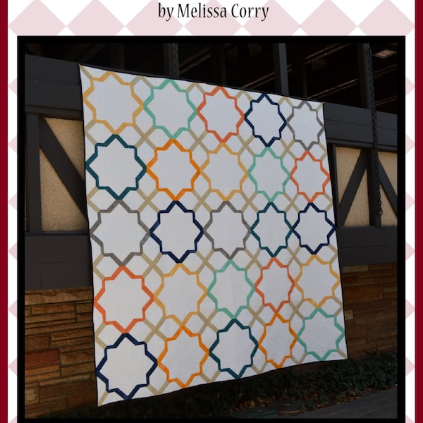 Moroccan Lullaby - PDF Quilt Pattern with 5 size options