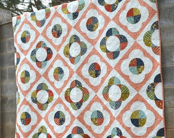 Flower Child - PDF Quilt Pattern - Precut friendly in 4 size options