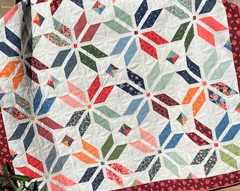 Summer Breeze - PDF Quilt Pattern - Layer Cake Friendly in 6 size options