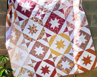 How They Shine - PDF Quilt Pattern - Fat Quarter Friendly in 5 size options