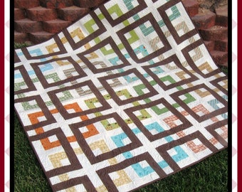 Square Dance - PDF Quilt Pattern with 4 size options