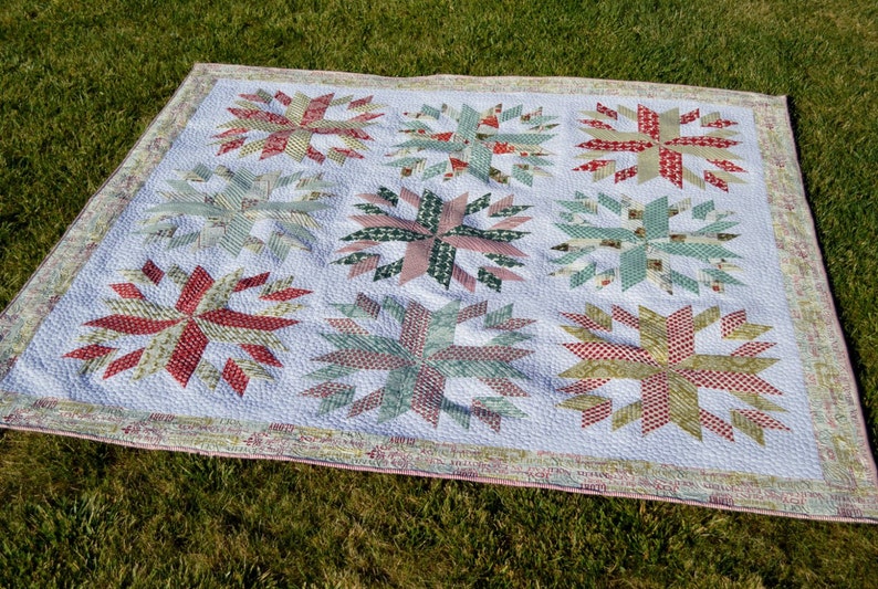 True North HARD COPY Quilt Pattern With 4 Size Options Etsy