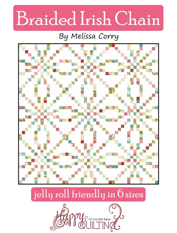 Happy Quilting: Dizzy Days Irish Chain - A New Happy Quilting